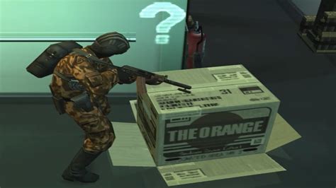 metal gear solid box trick|solid snake cardboard box.